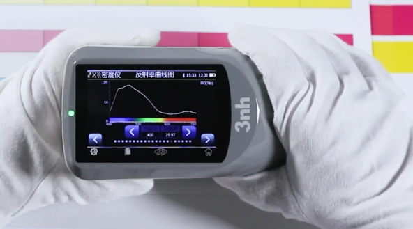 密度儀反射率曲線圖 密度儀反射率曲線圖